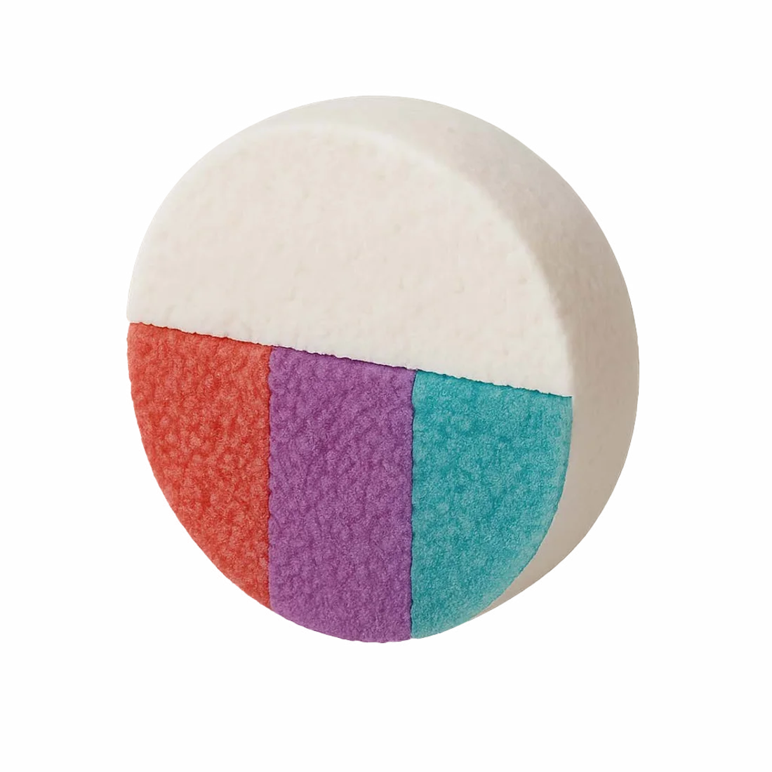 A Thblet tablet split into the three range colours
